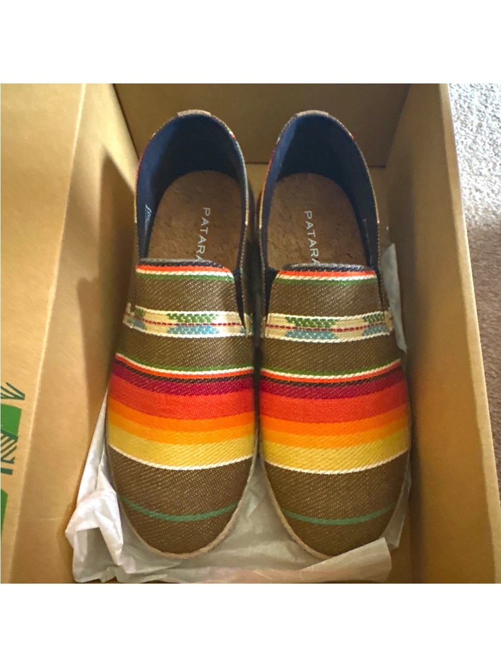 Patra The Seeker Sunset Slip-On Loafers for Men NWT